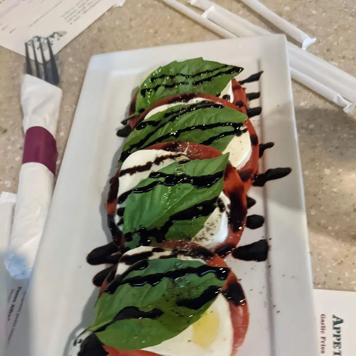 Caprese Salad Appetizer Platter