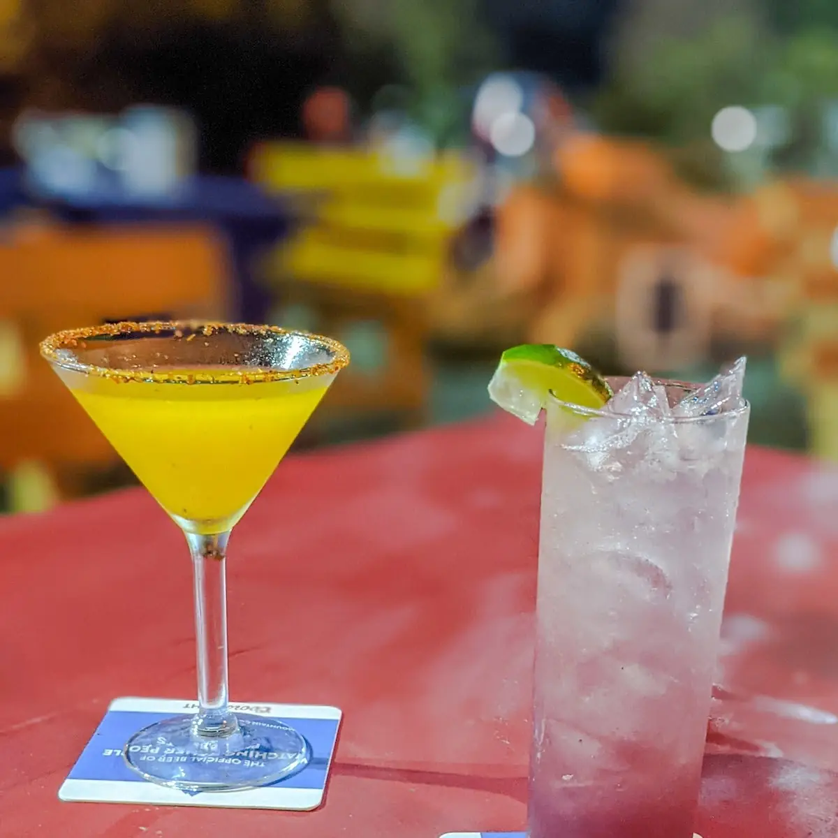 Cucumber Mango Martini and Black Cherry Limeade