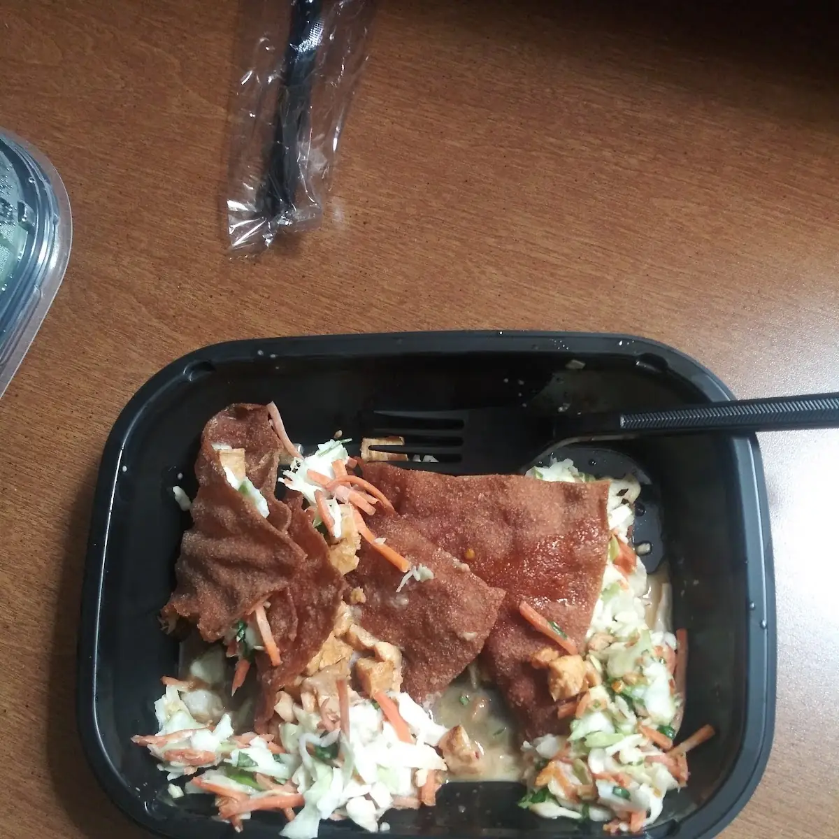 Wonton Chicken Tacos Maybe