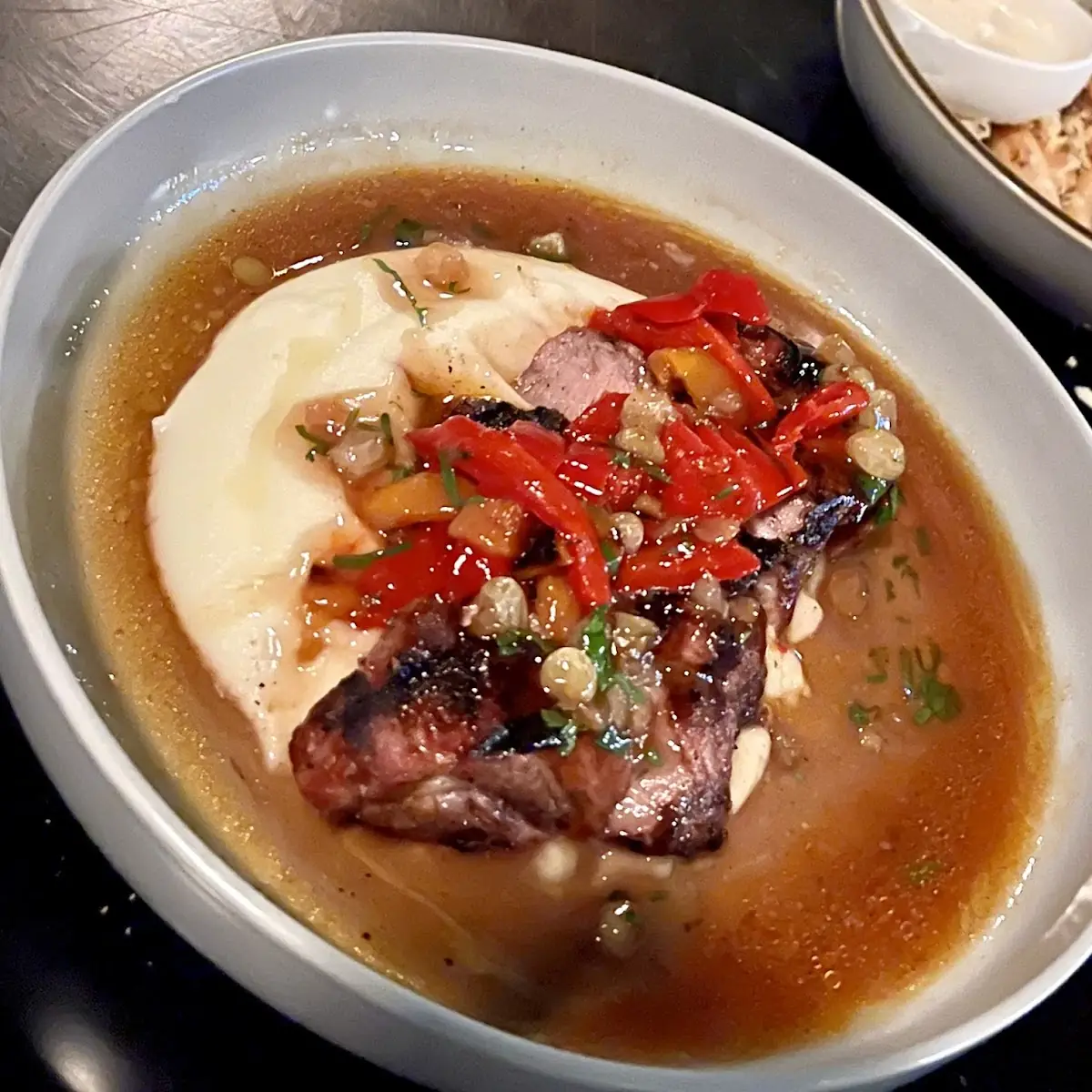 Grilled Pork Blade Steak