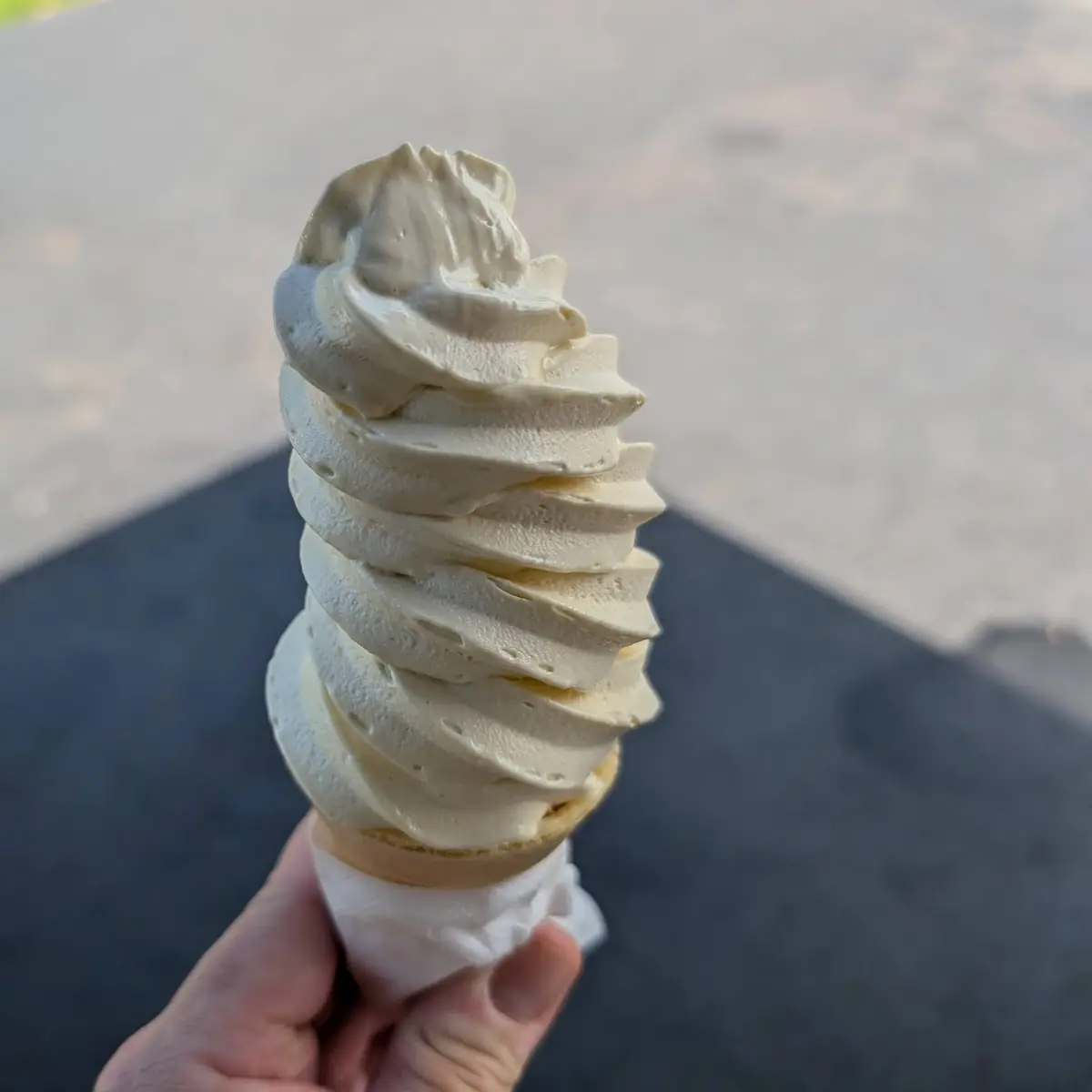 Small Peach Soft Serve