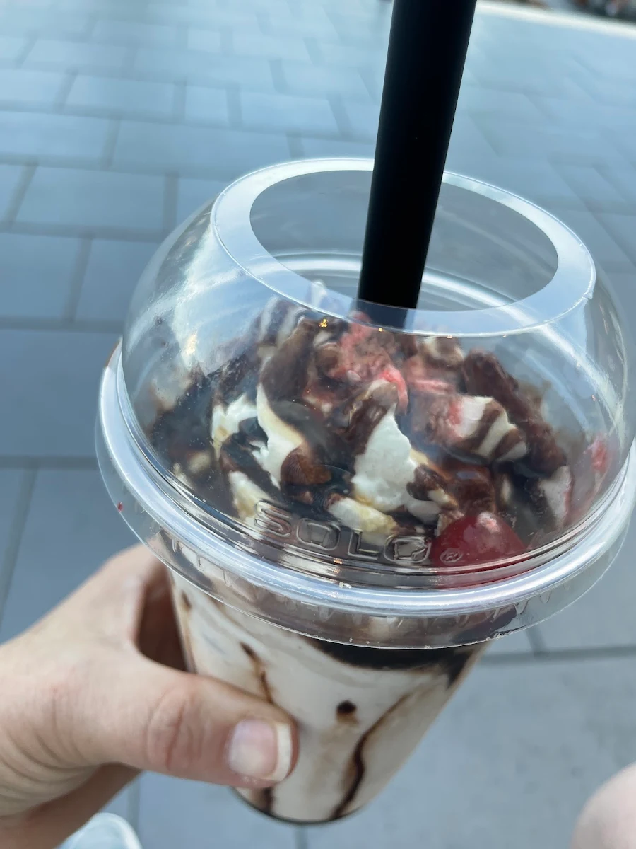 Bourbon Chocolate Pecan Pie Milkshakes