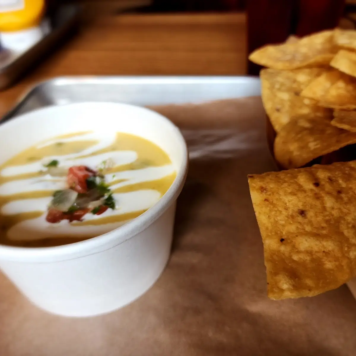 Green Chile Queso & Chips
