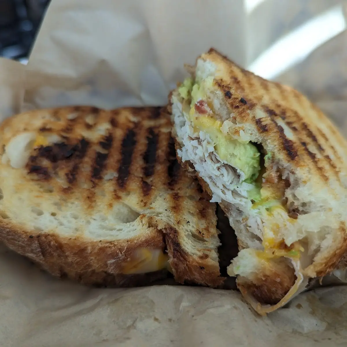 Turkey Avocado Panini