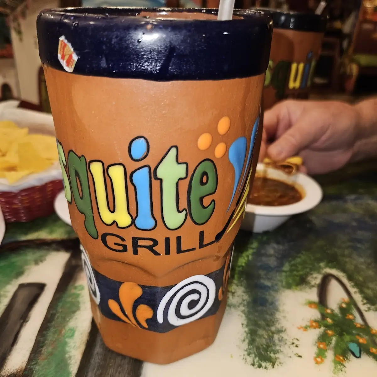 Horchata and Vegetarian Chile Relleno