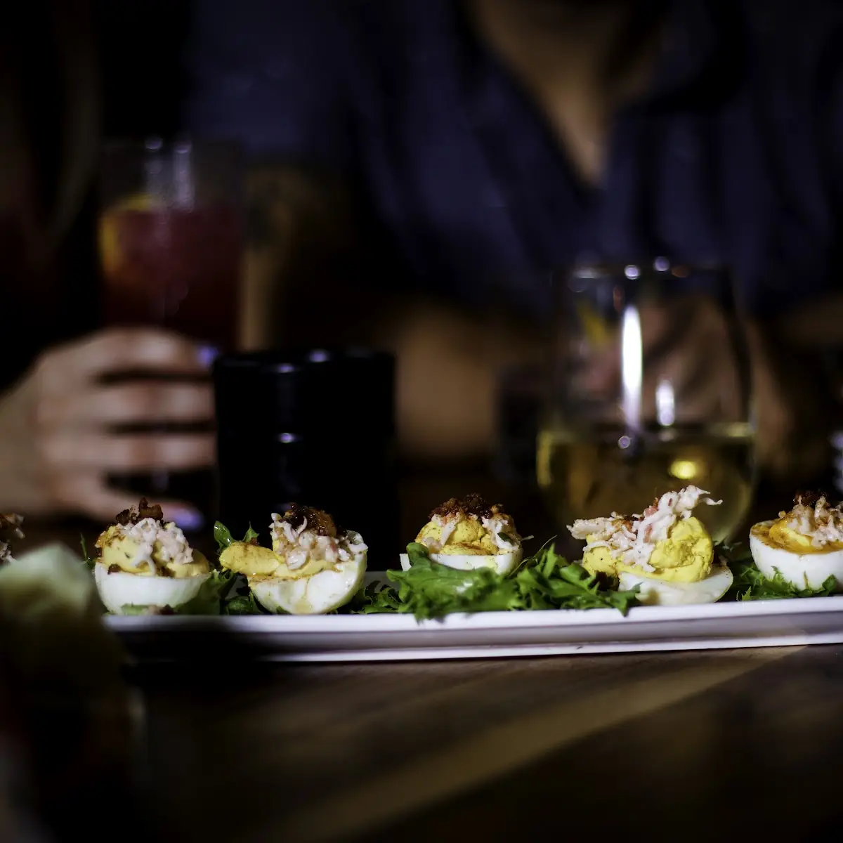 Lobster Deviled Eggs