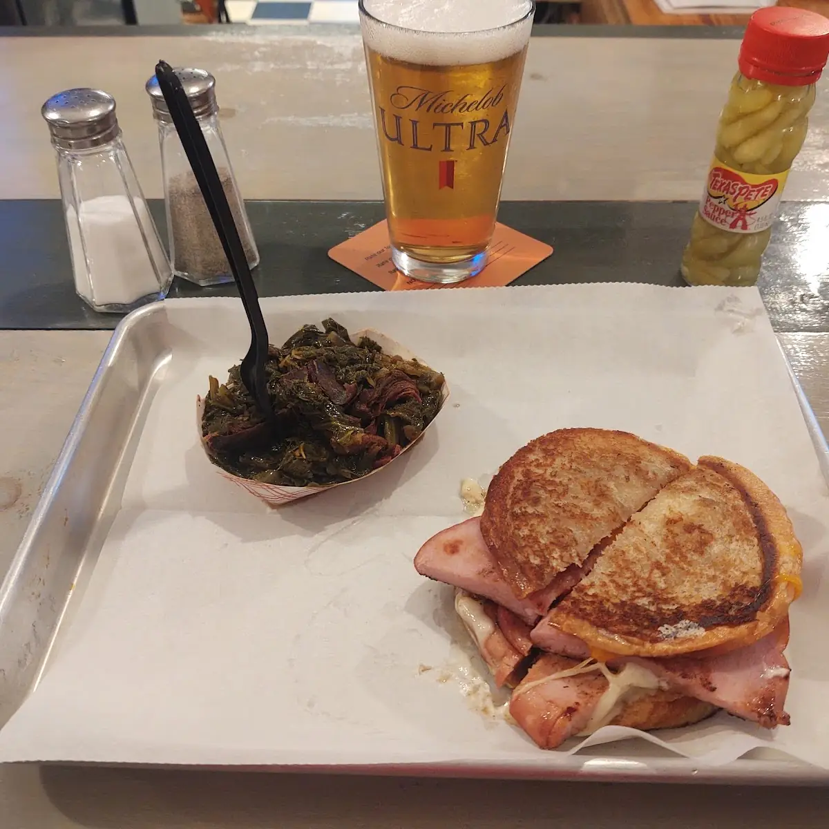 Grilled Ham and Cheese Sandwich