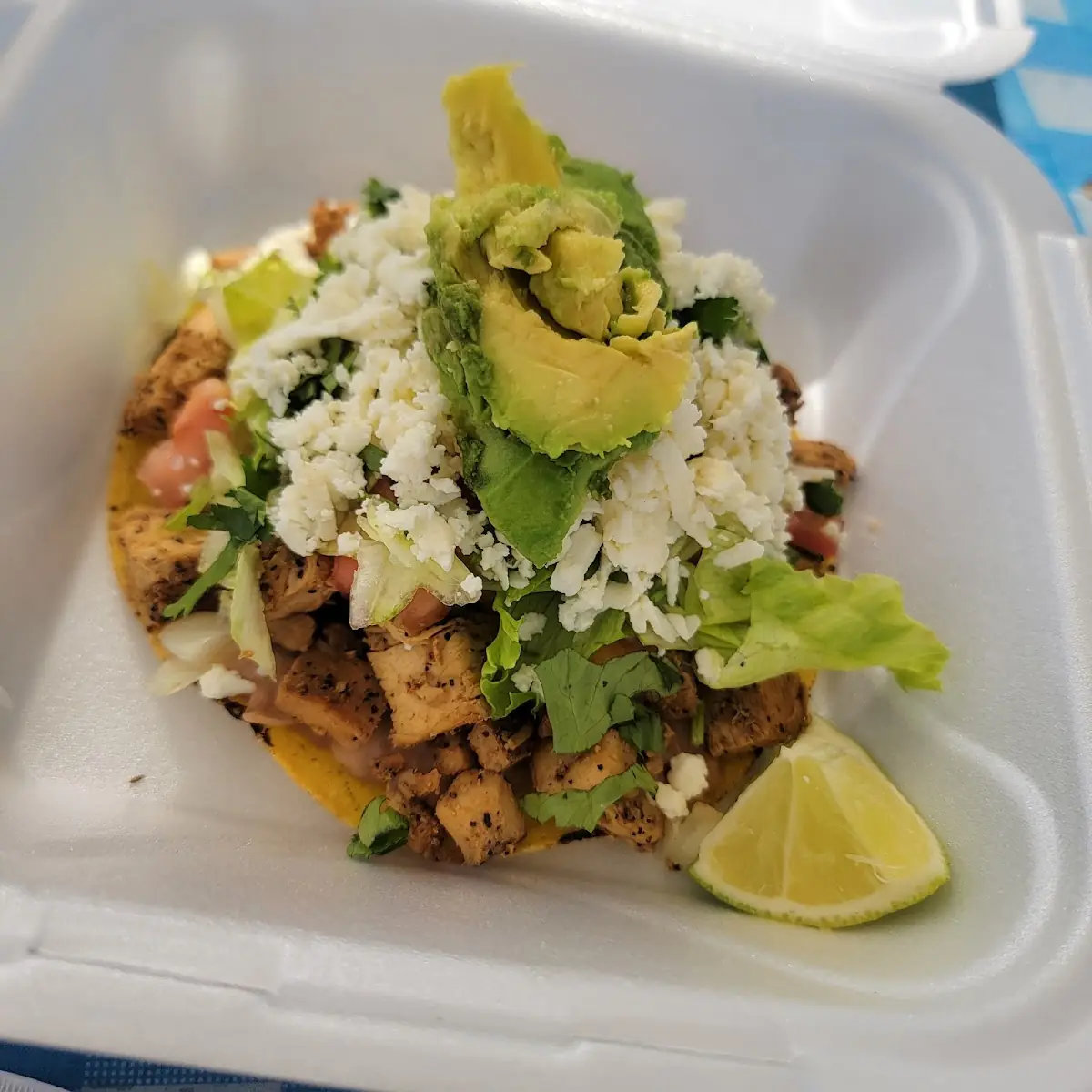 Chicken Tostada