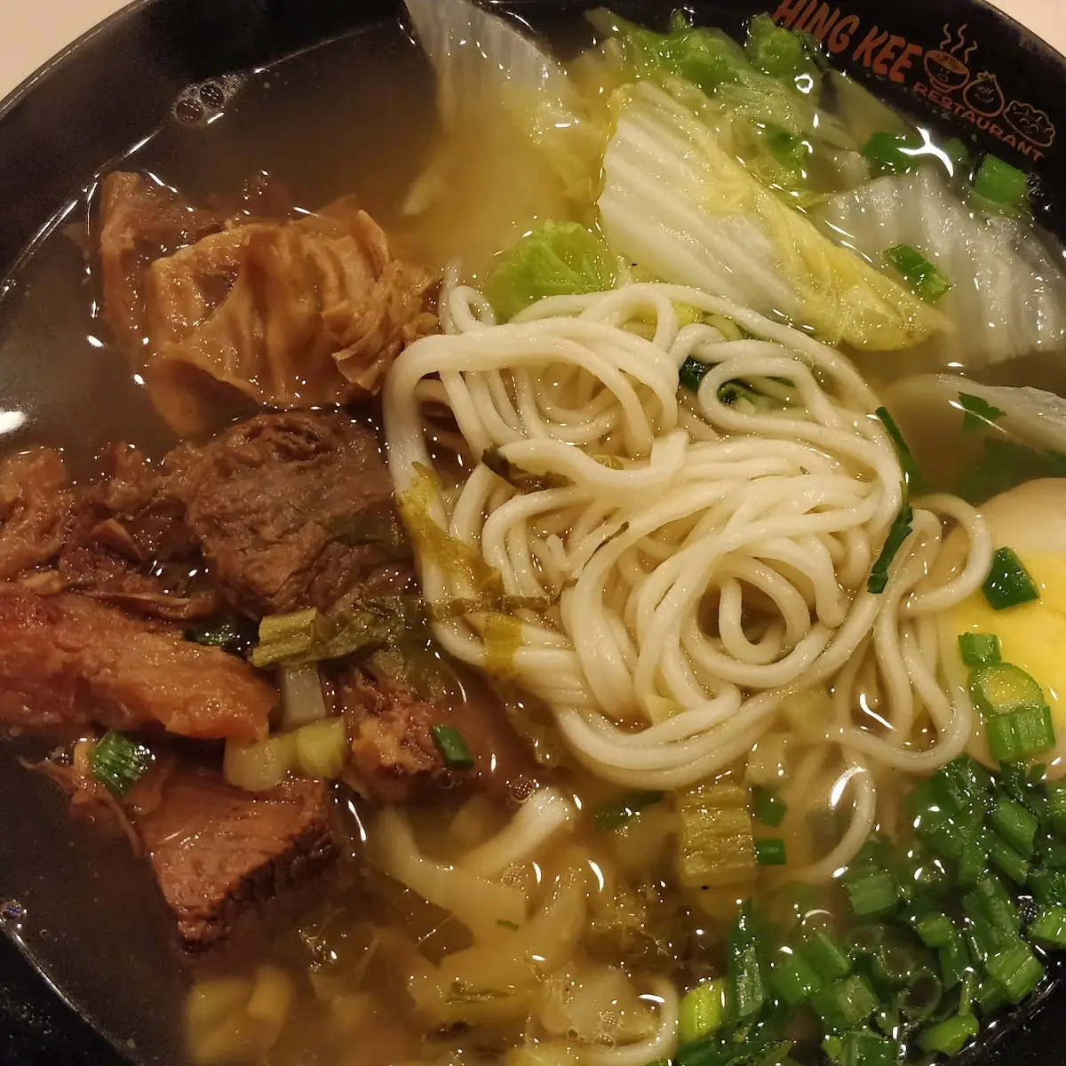 Braised Beef Noodle Soup with Egg