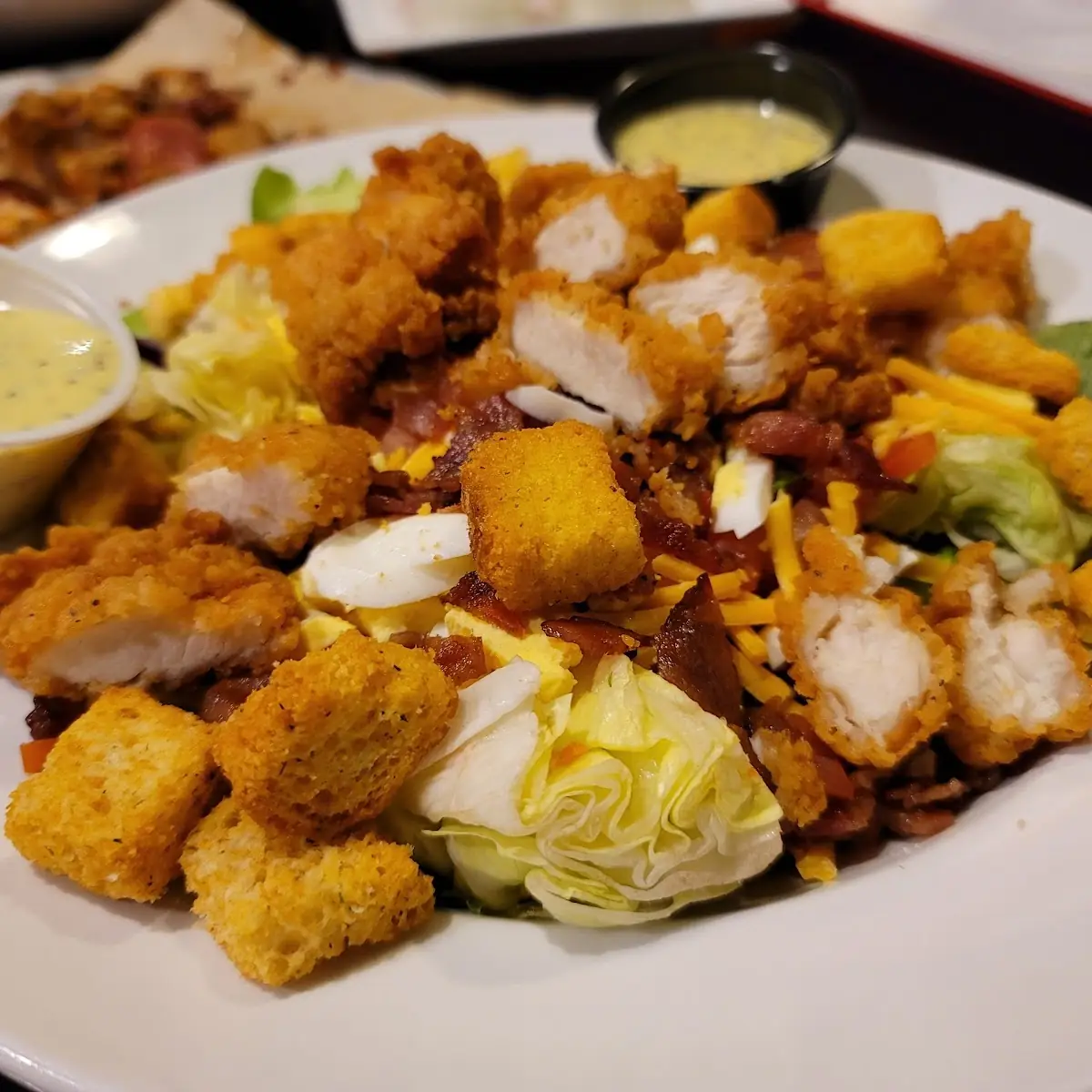 Crispy Chicken Tender Salad