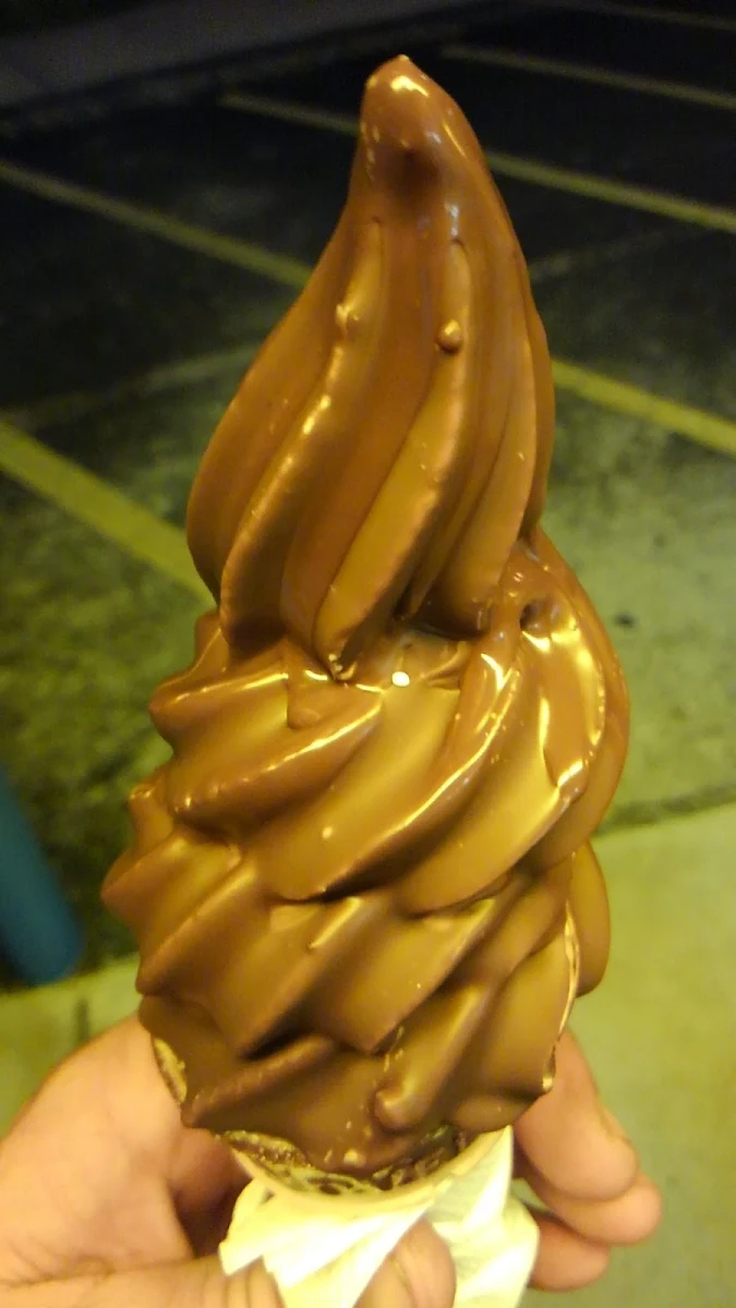 Chocolate Soft Serve Ice Cream