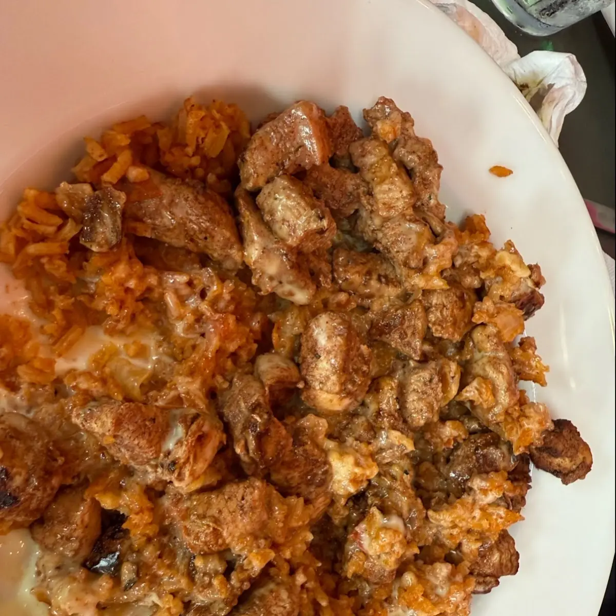 Grilled Chicken over Rice