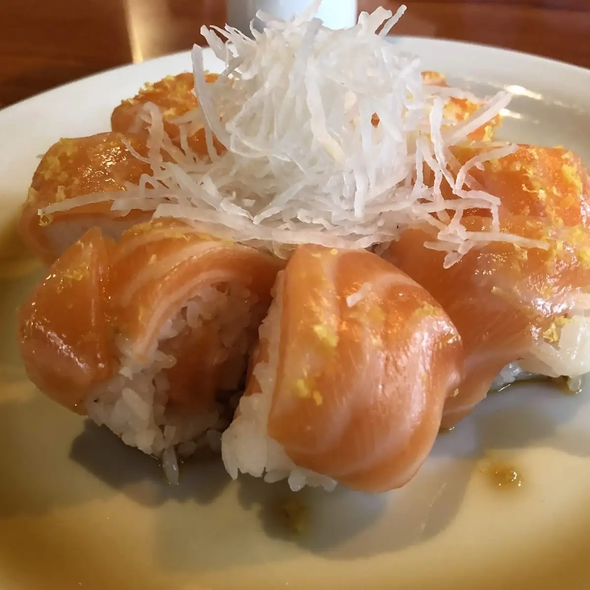 SMOKED SALMON SASHIMI