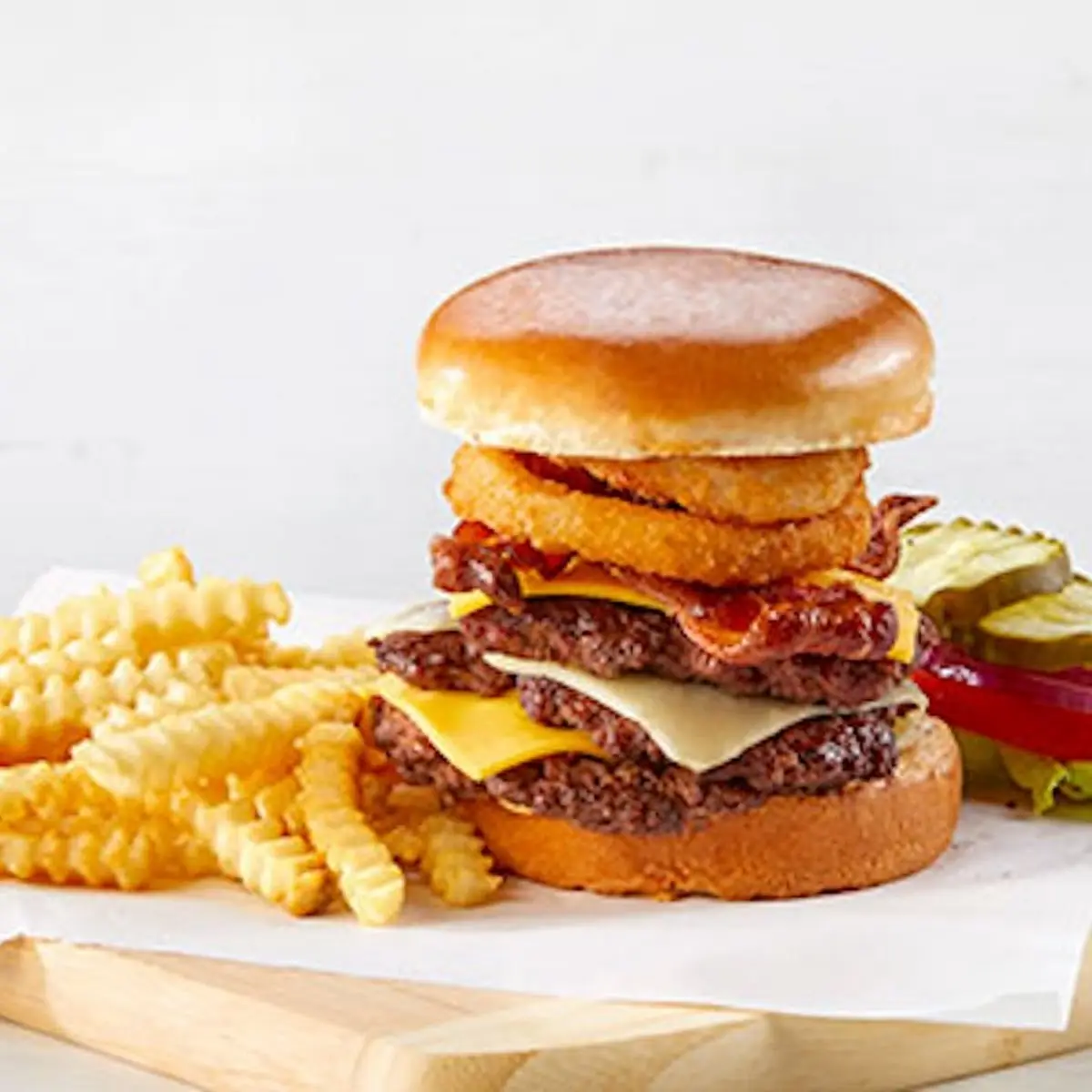 All-World Double Cheeseburger