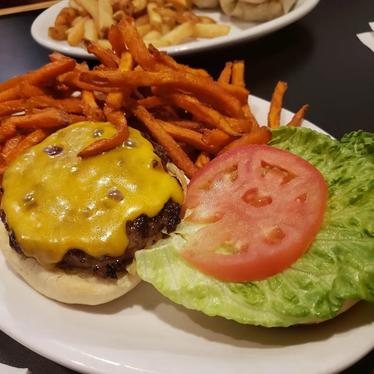Bacon Cheeseburger and Fries