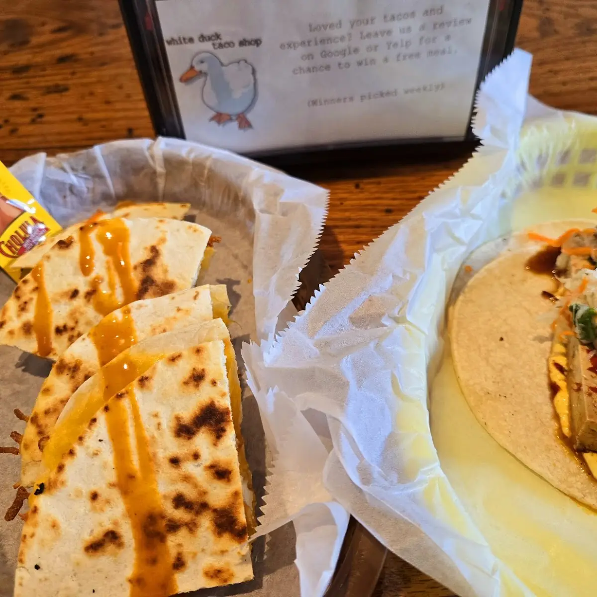 Fried Chicken Quesadilla
