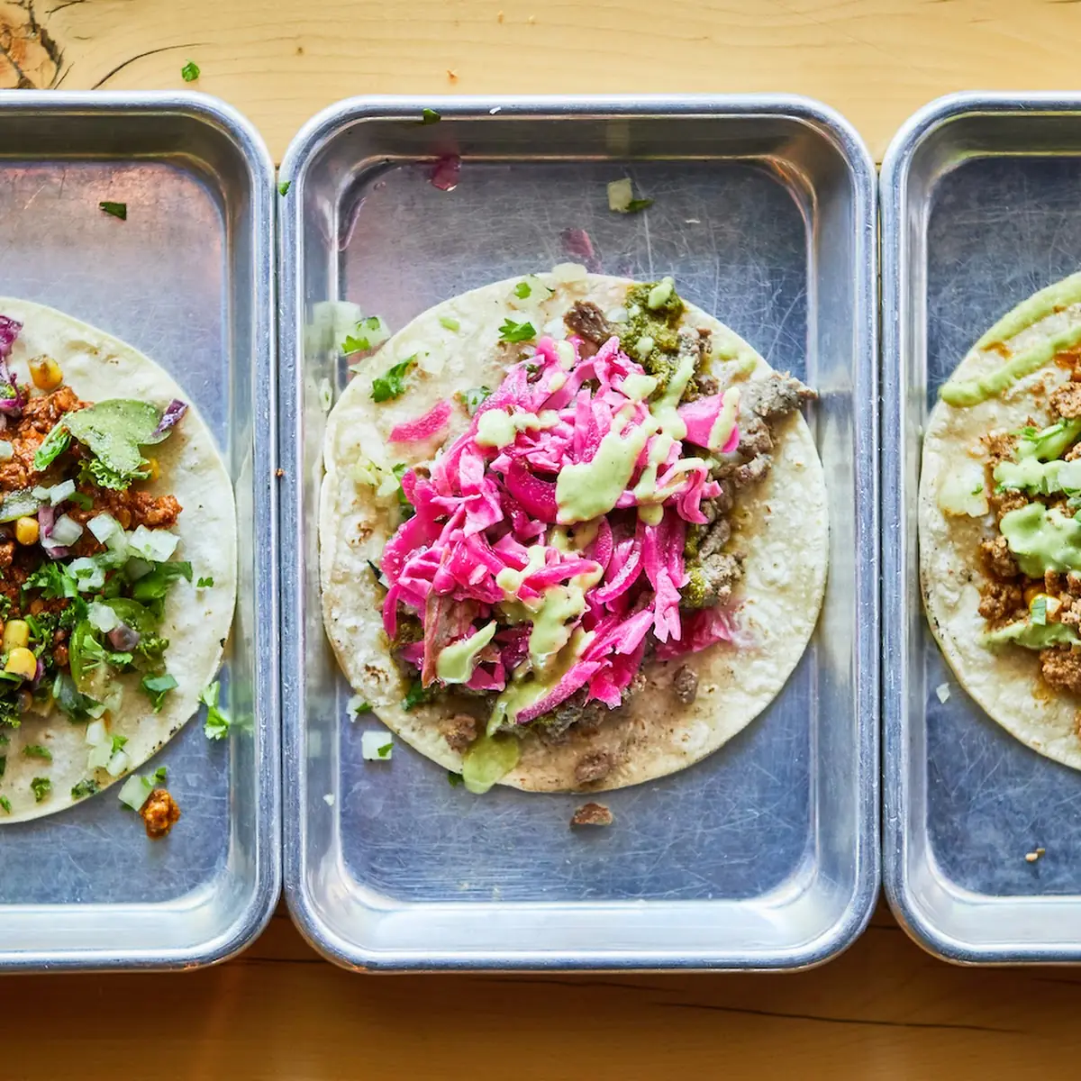 Beef and Chicken Tacos