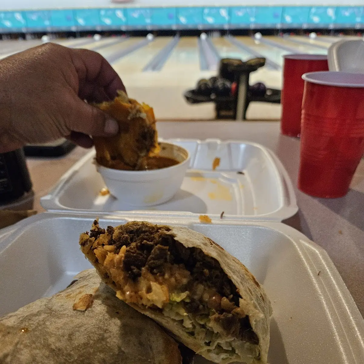 Steak and Chorizo Burrito