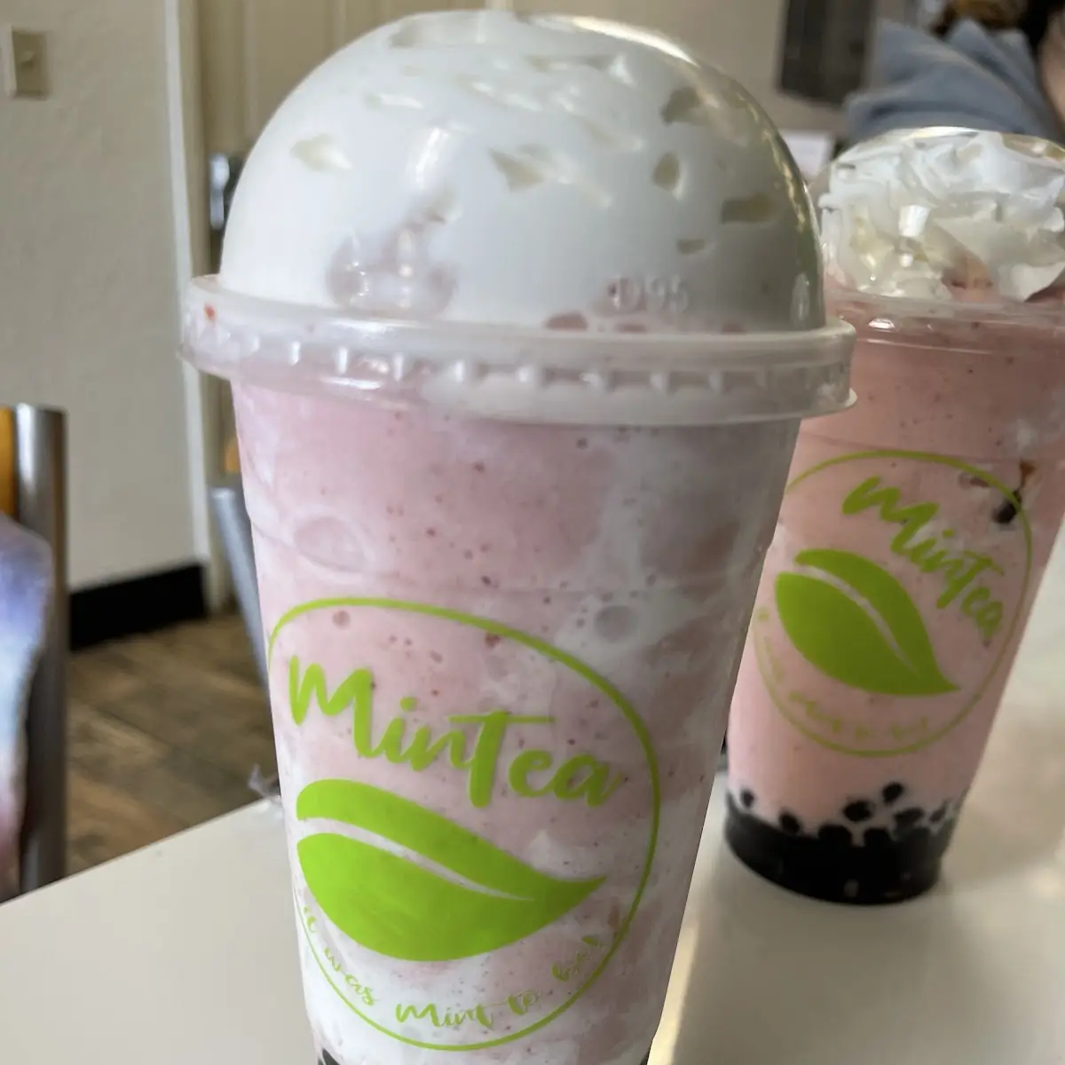 Strawberry Shake with Boba