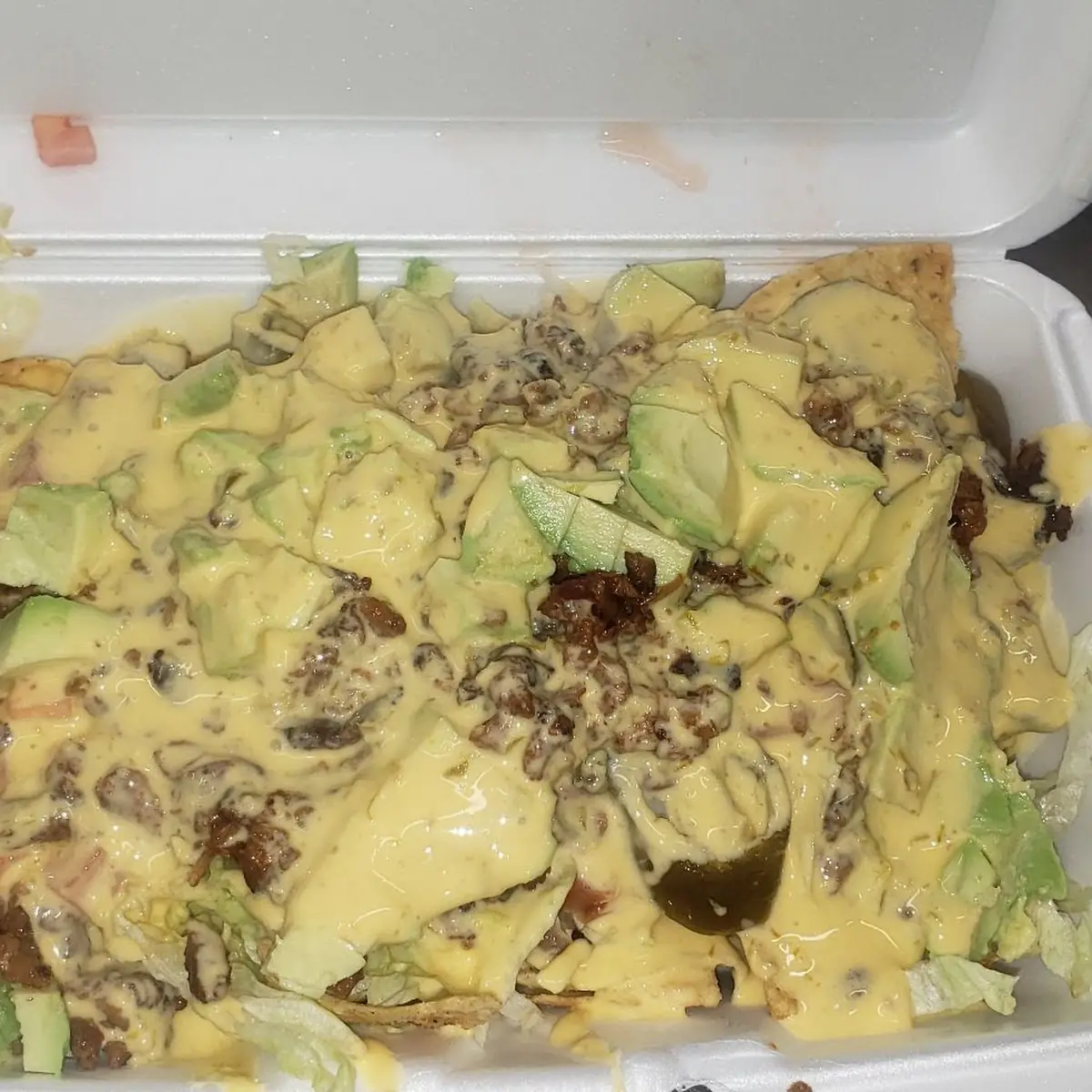 Botana Con Carne Y Queso Dip