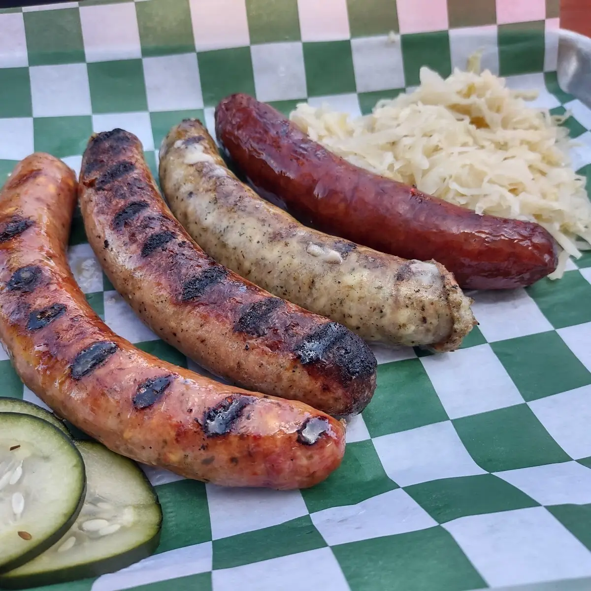 Sausage Sampler Platter 4 Sausage