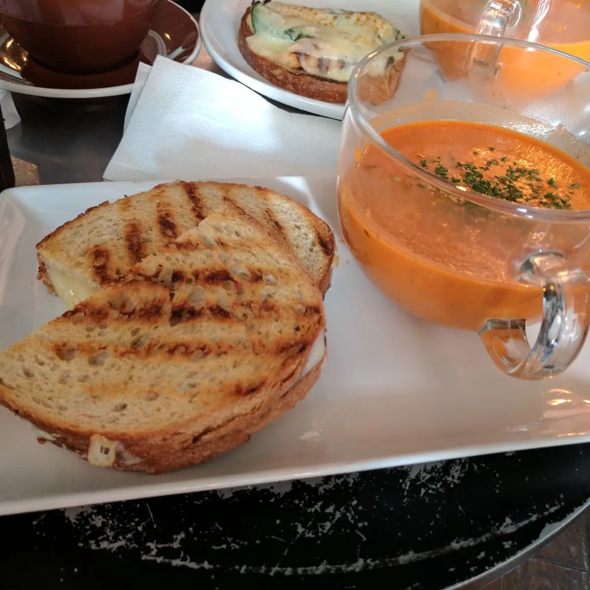 Grilled Cheese and Tomato Soup
