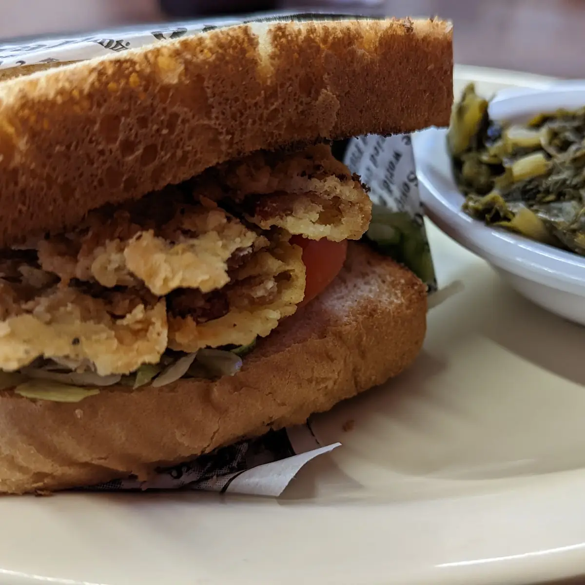 Chicken Fried blt Sandwich