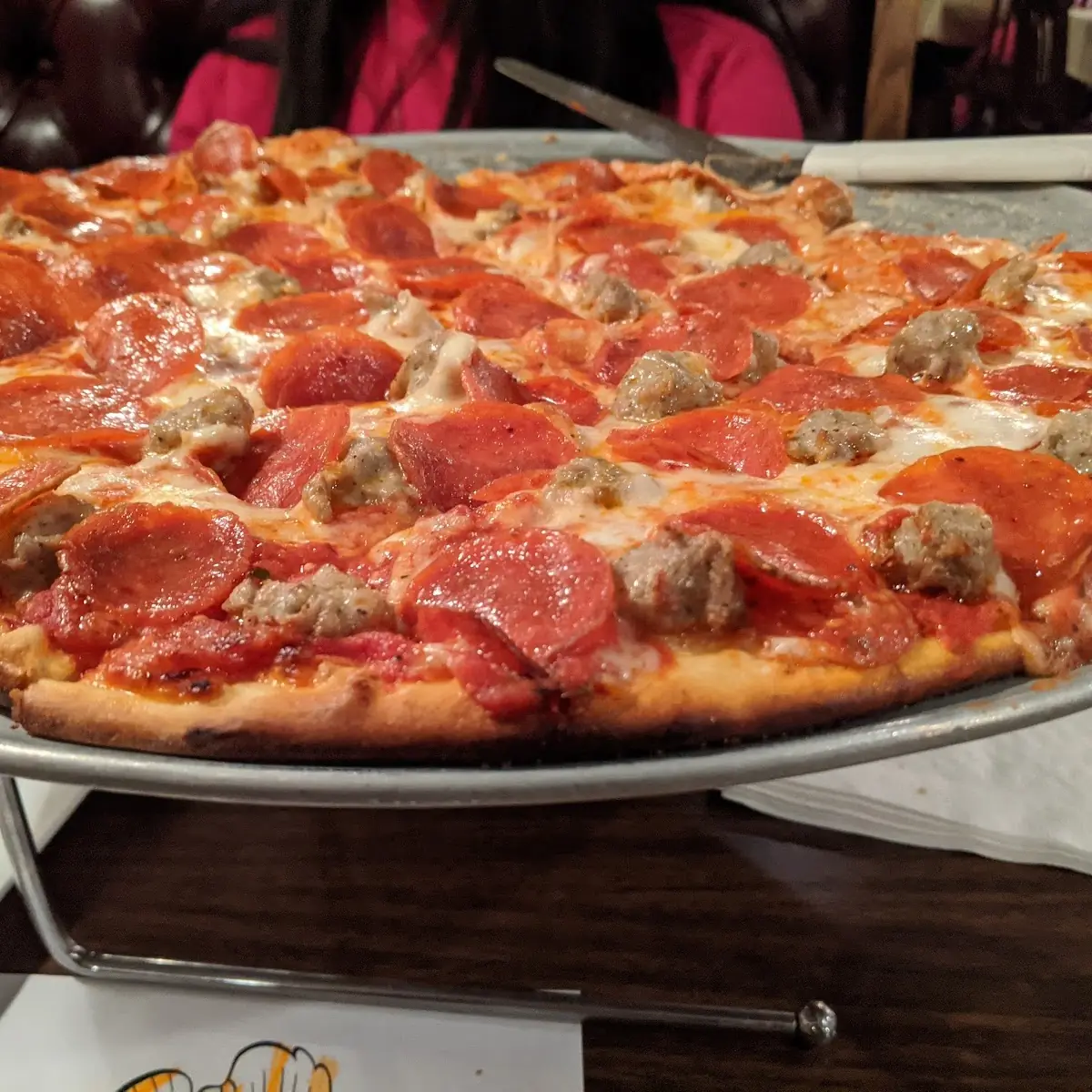 Pepperoni and Sausage Pizza