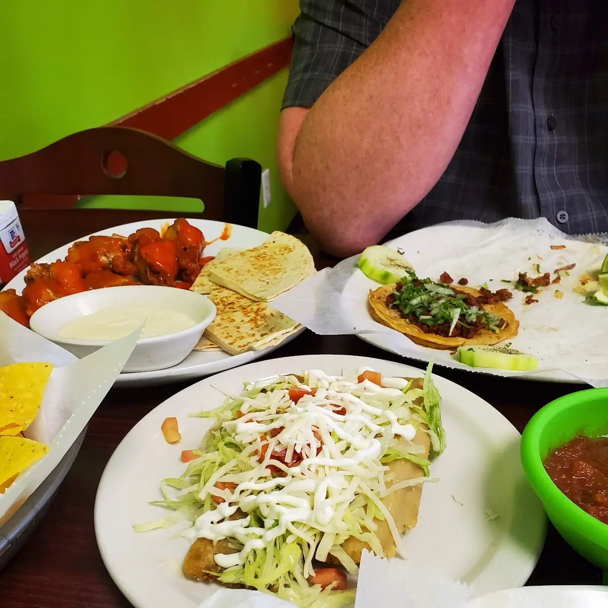 Wings Quesadilla Quest Tamales