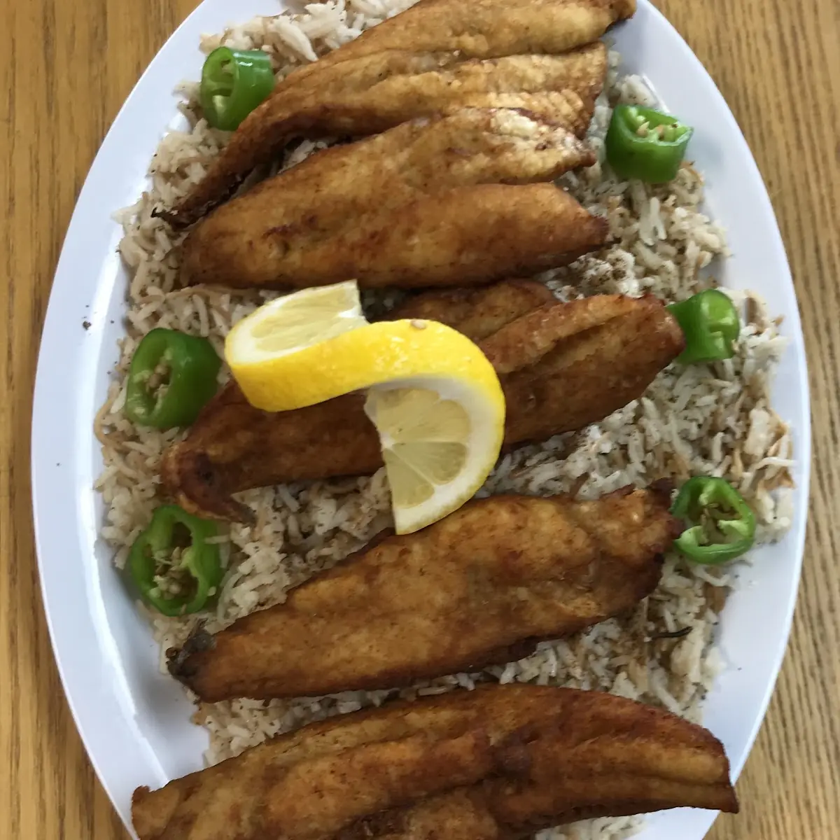 White Rice w Chicken Tenders