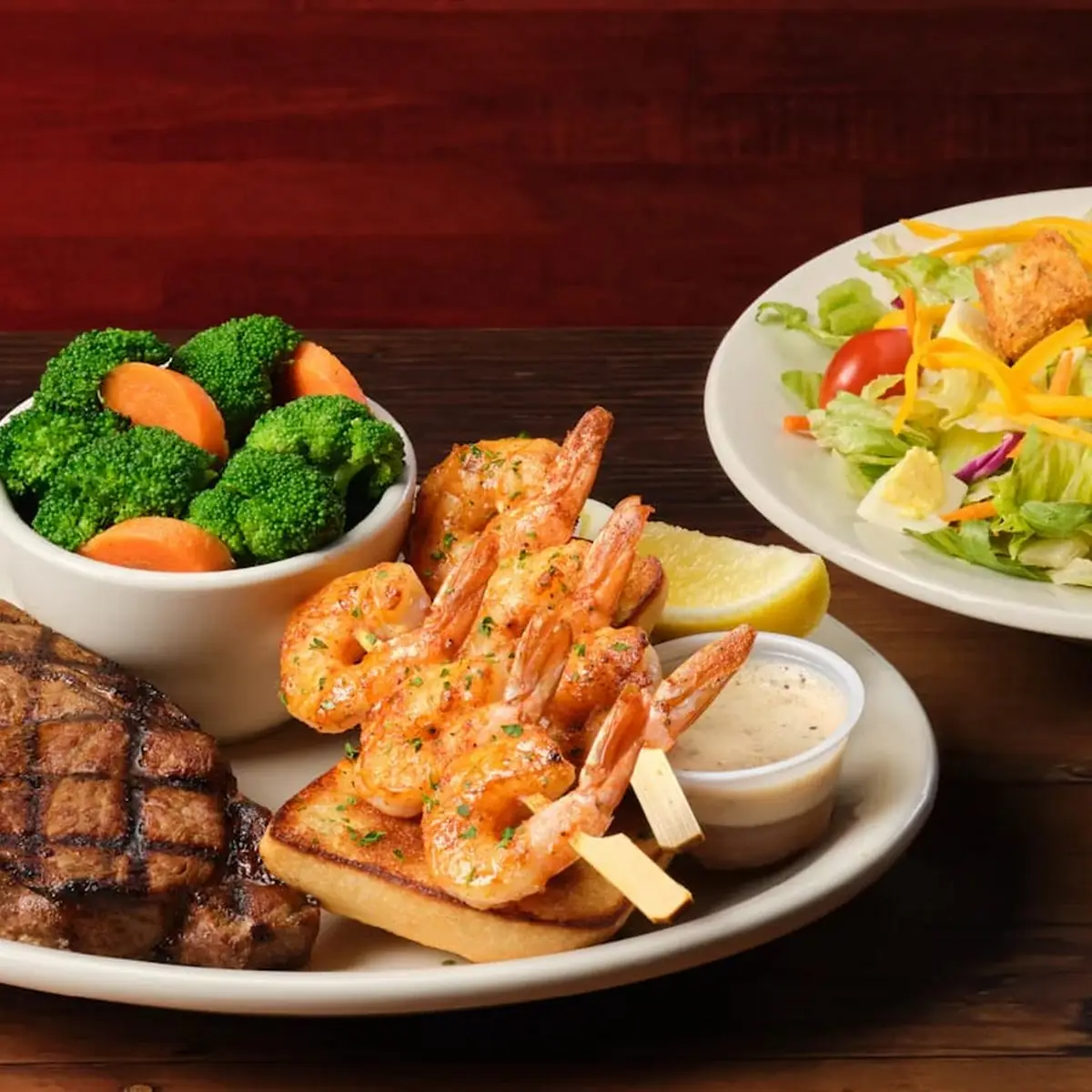 Grilled Shrimp Combo with 2 Sides