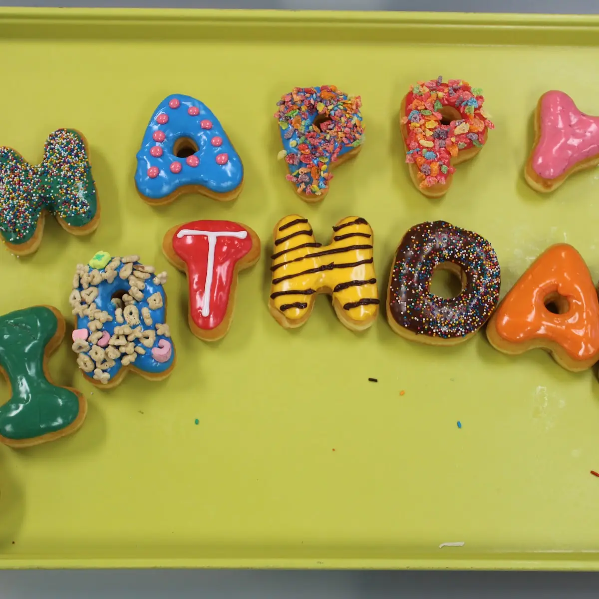 Happy Birthday Donuts