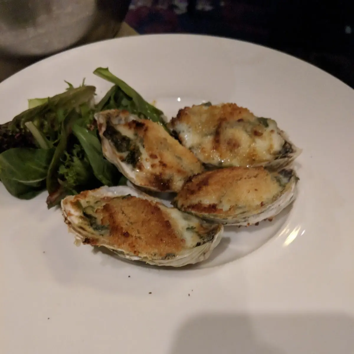 Oysters Rockefeller