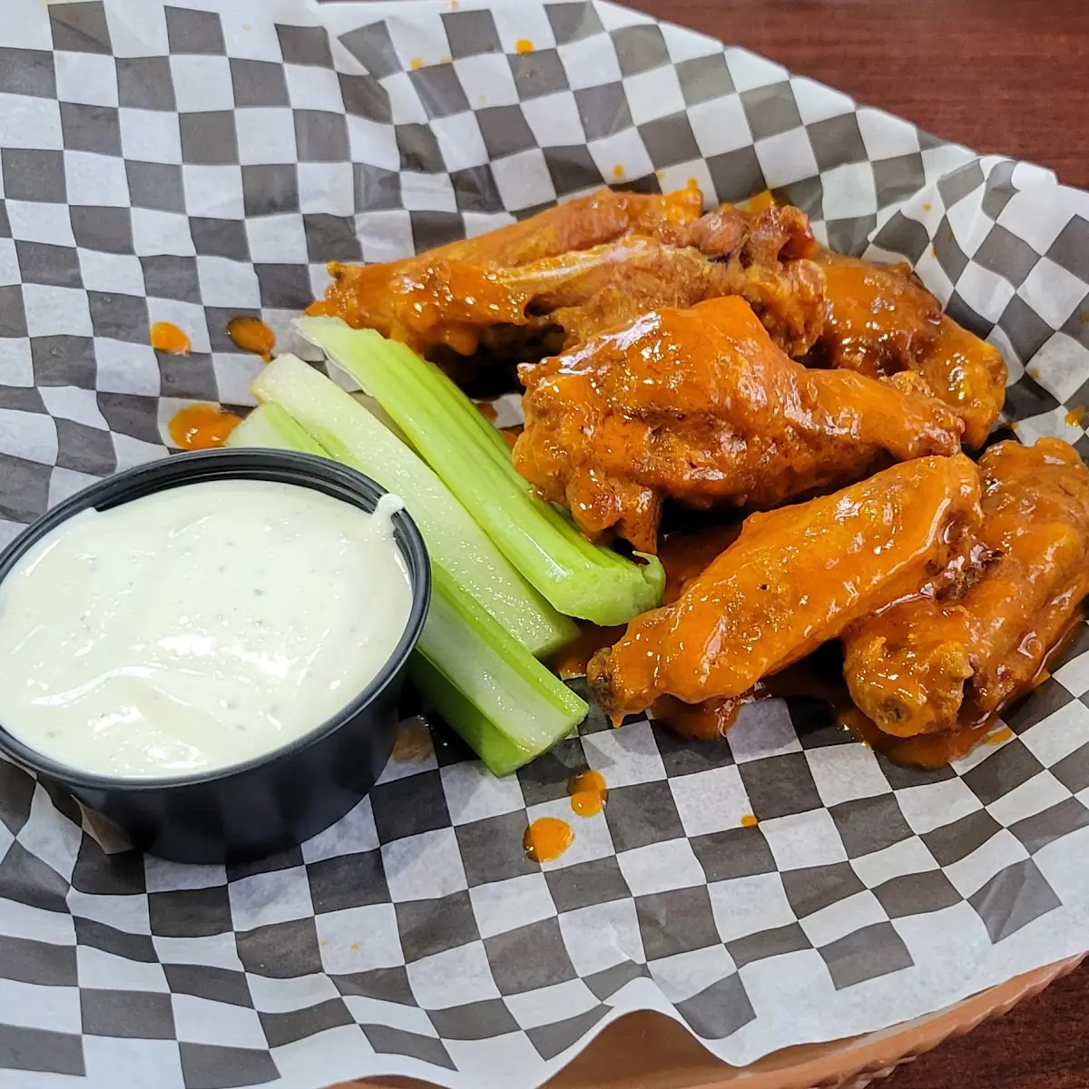 Mild Wings with Bleu Cheese Dressing
