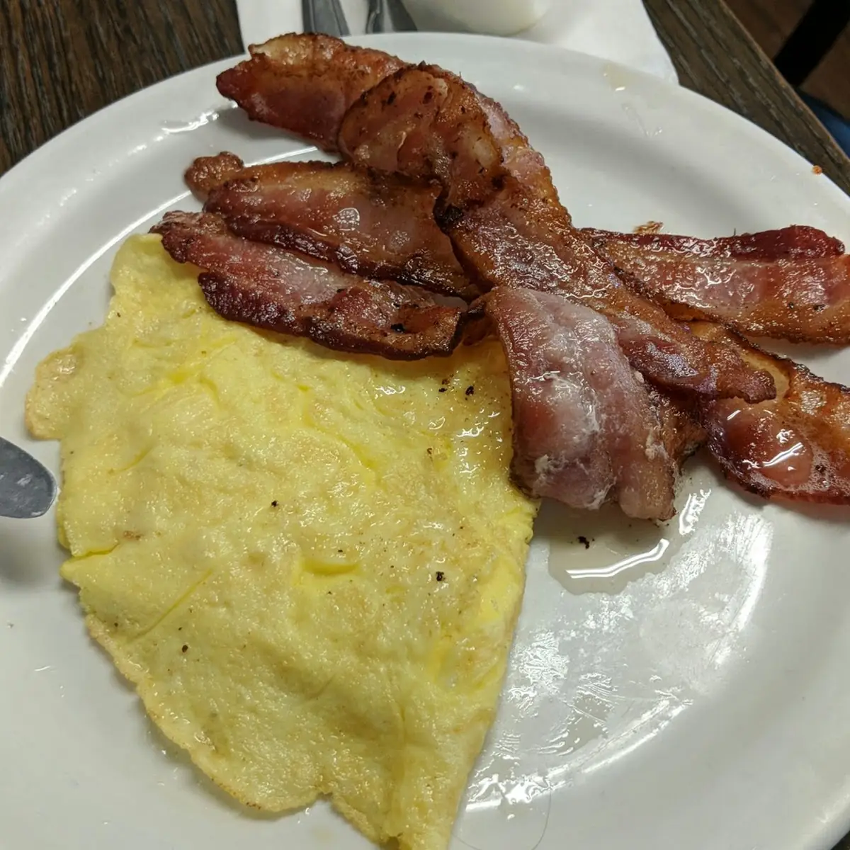 My Scrambled Eggs and Crispy Bacon