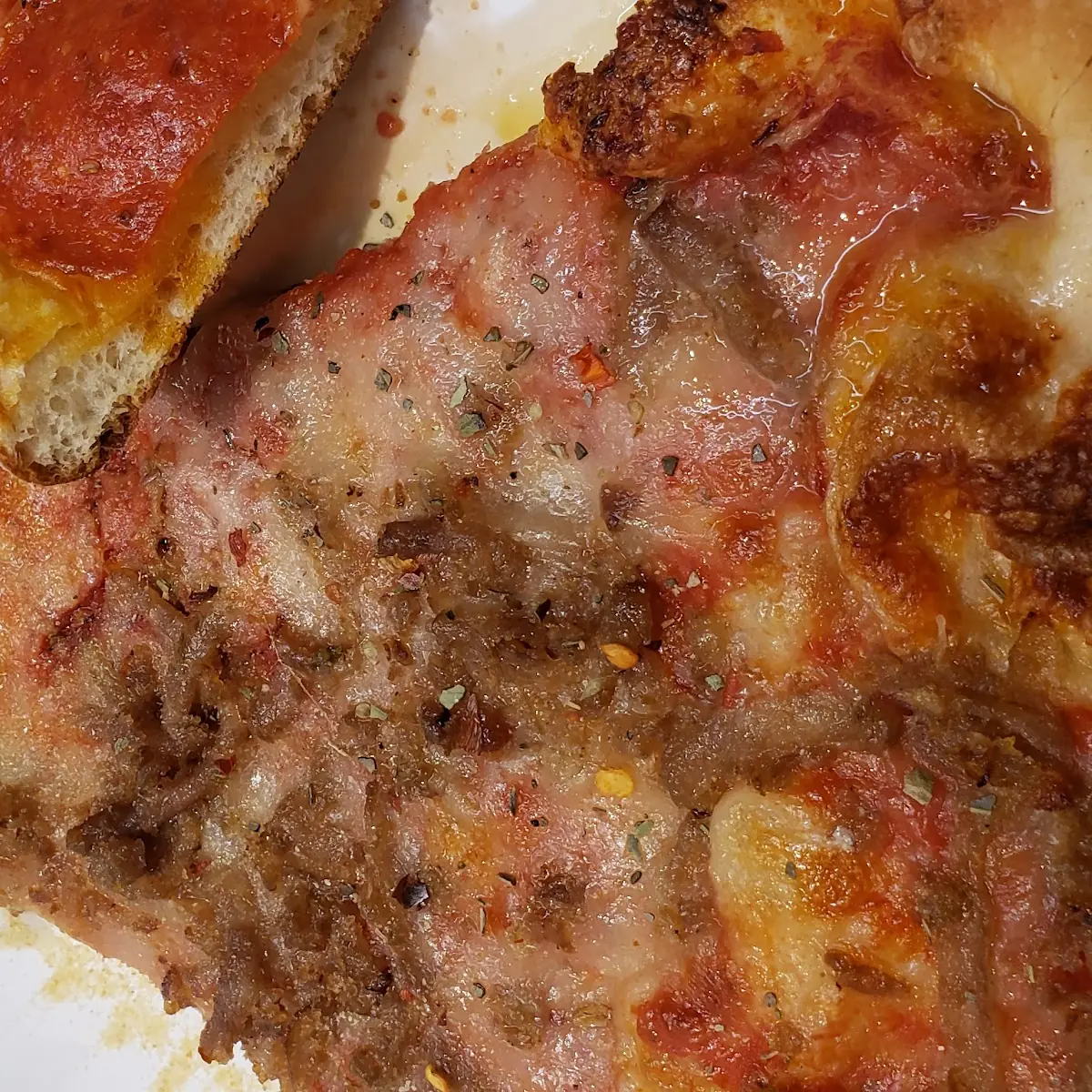 Sausage Pizza Slice