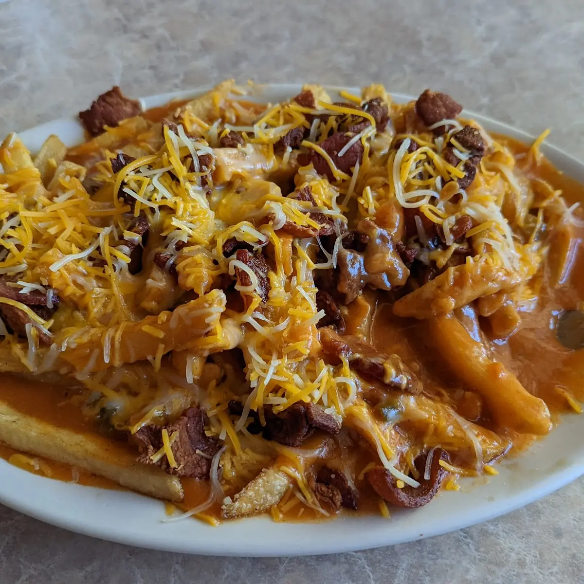 Chili Cheese Fries with Bacon