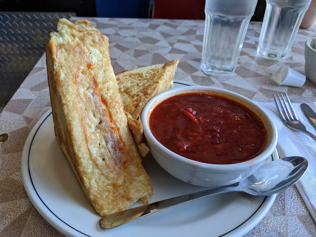 Monte Cristo Sandwich Beet Borscht, Park Cafe