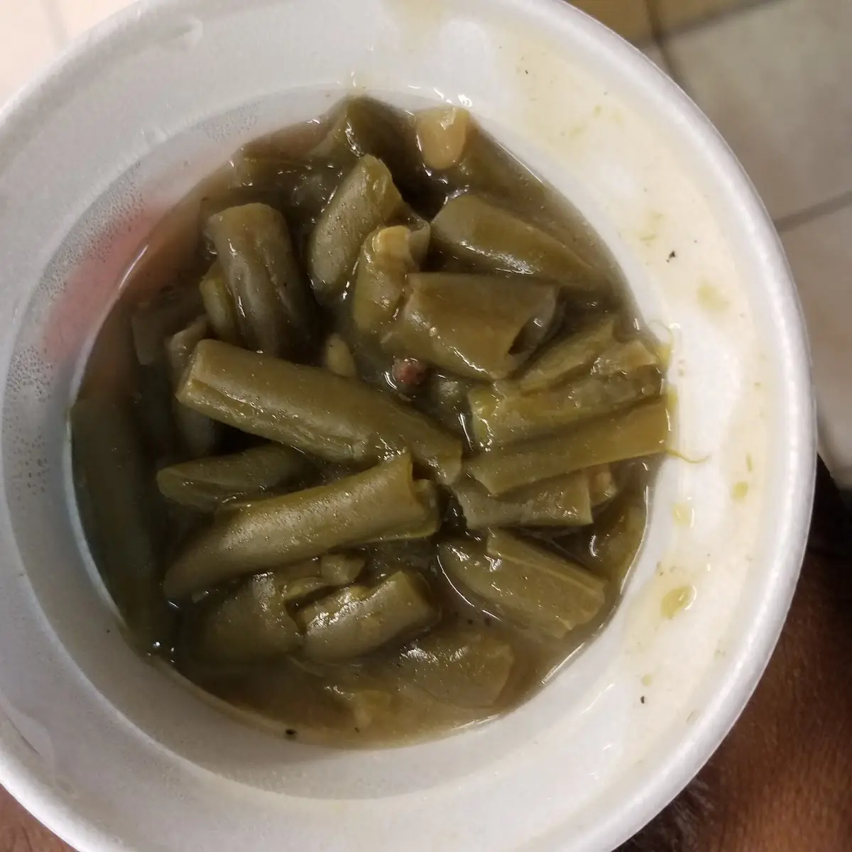 Green Beans Half Empty