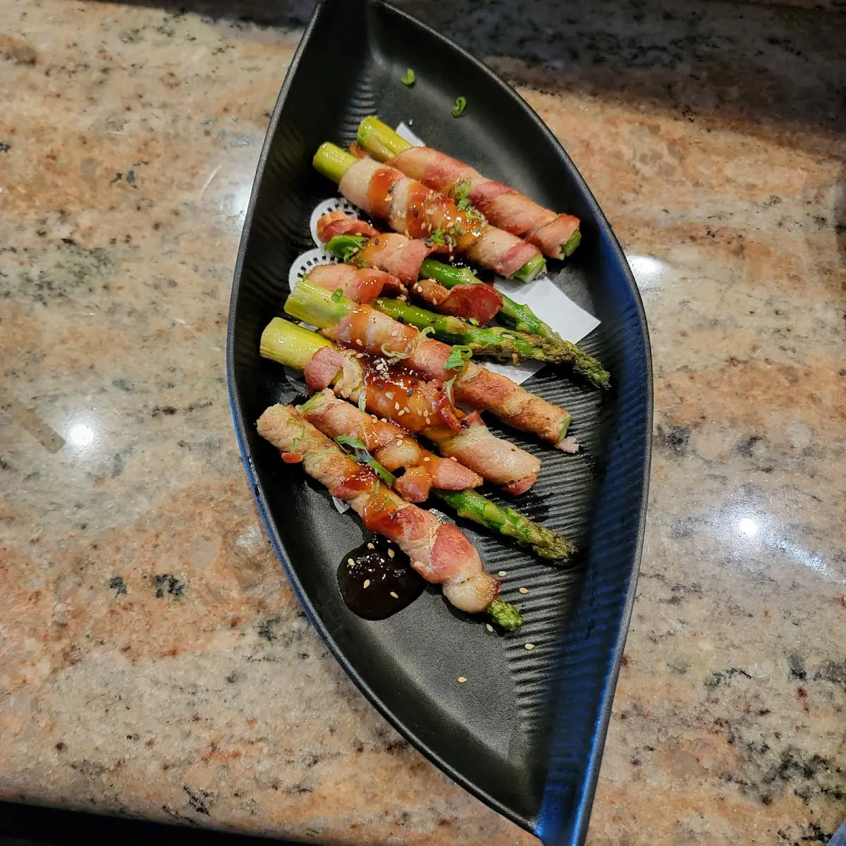 Asparagus Wrapped in Bacon