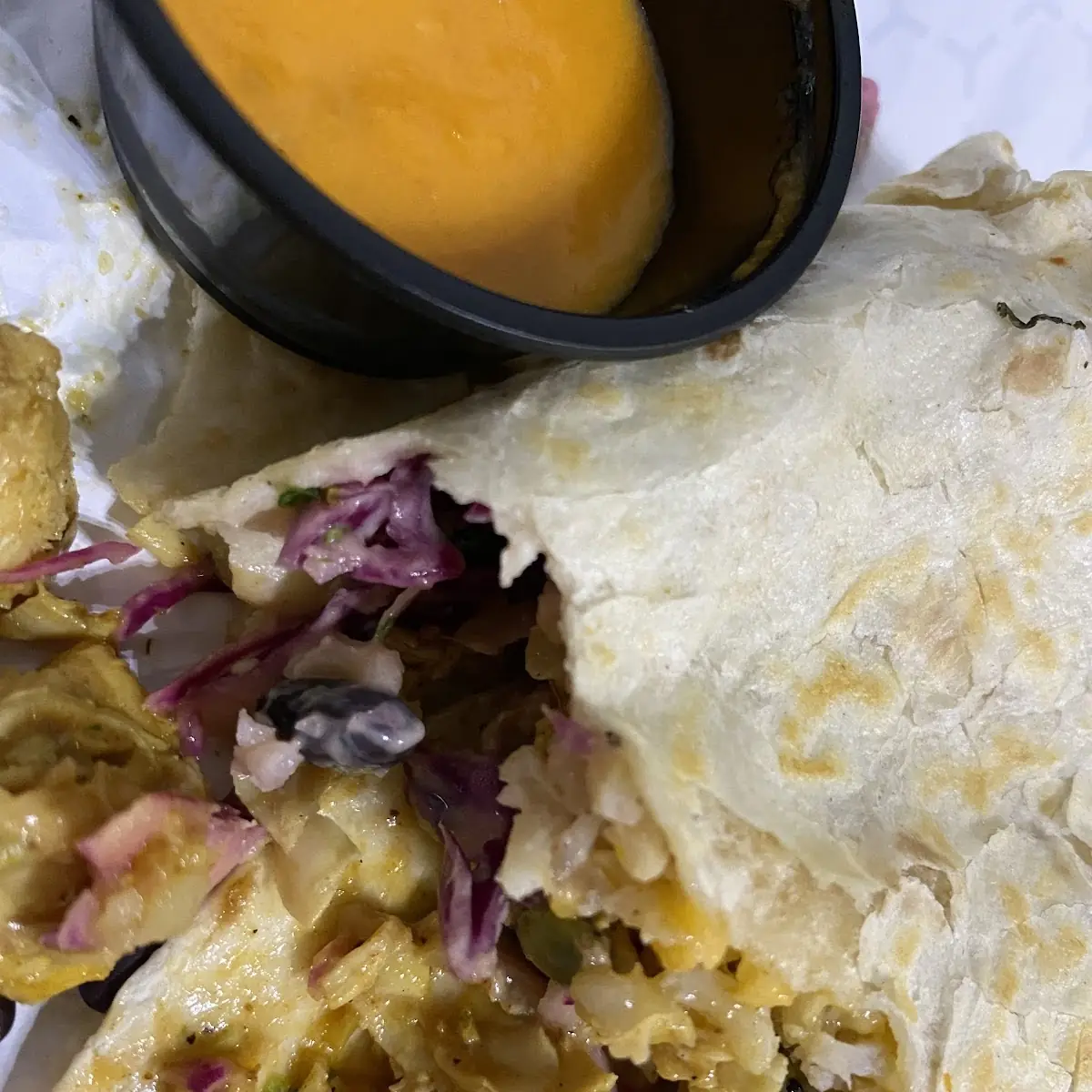 Curry Chicken Burrito