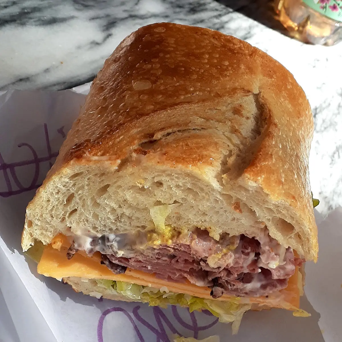 Roast Beef with Cheddar Cheese