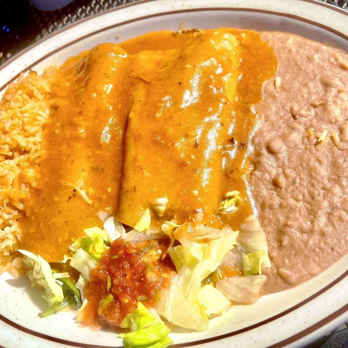 Veggie Enchilada Plate