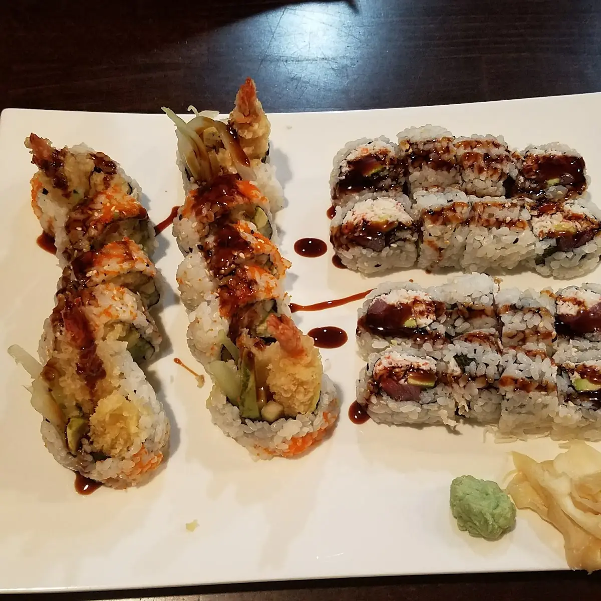 Shrimp Tempura Roll and House Roll