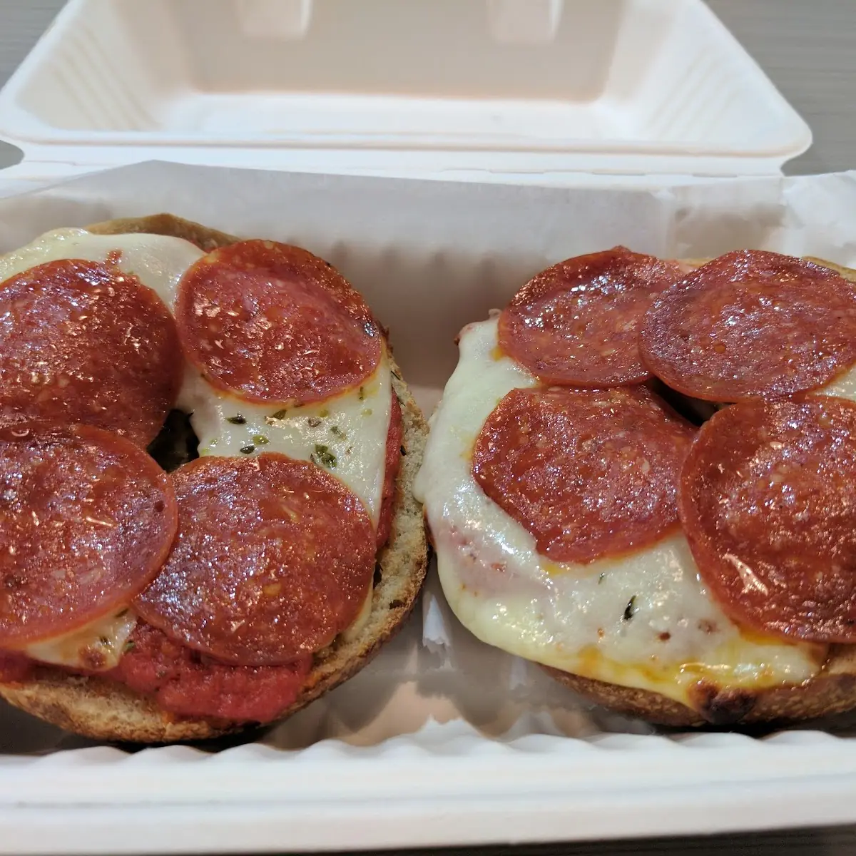 Pepperoni Pizza Bagel