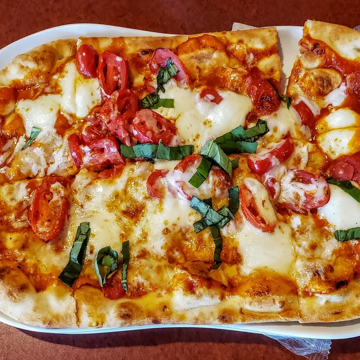Margherita Flatbread Pizza at Panera