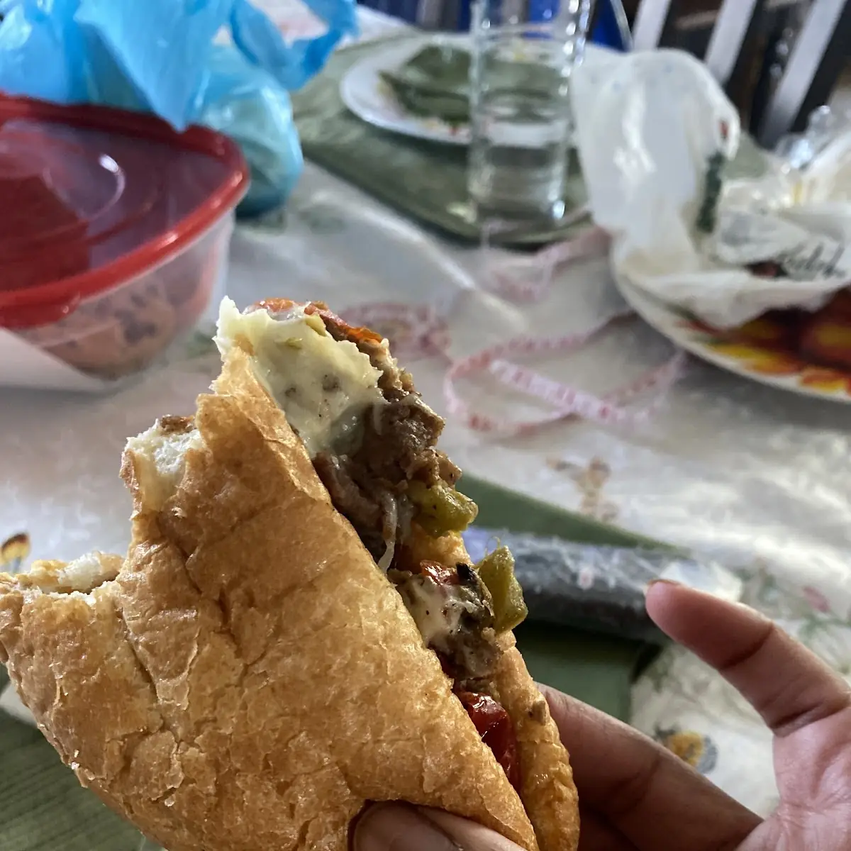 Philly Cheese Steak Sub with Fries