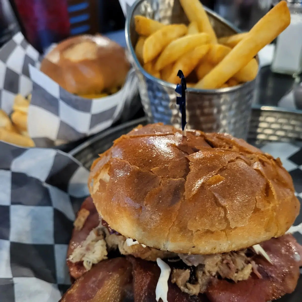 The Endzone BBQ Pork Sandwhich