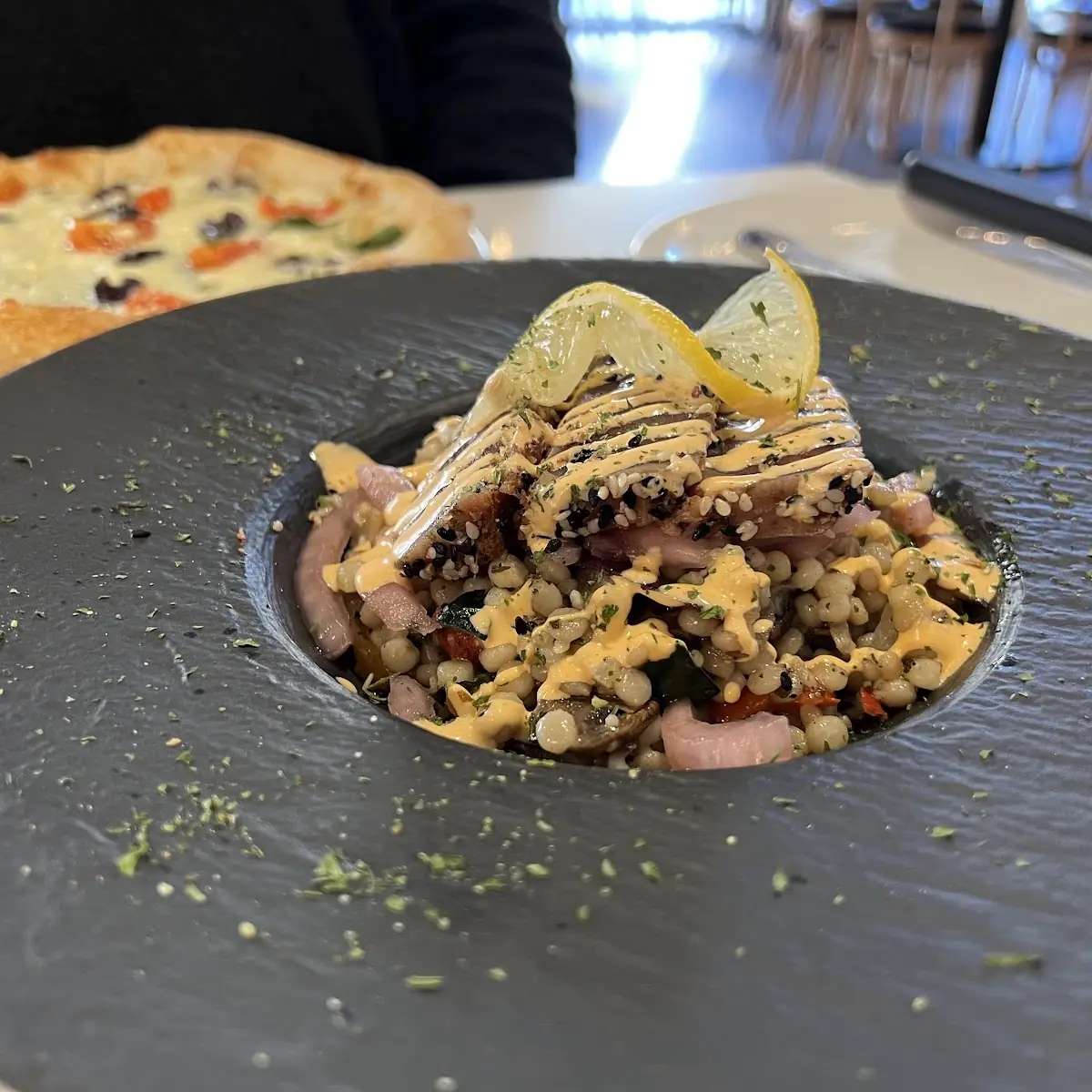 Ahi Tuna & Orzo