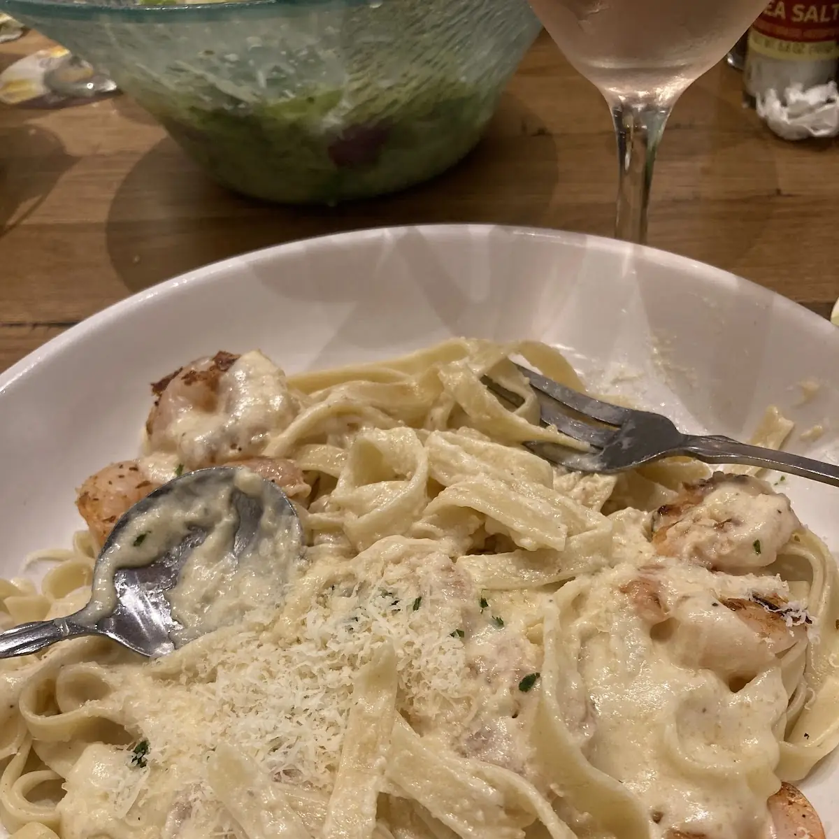 Shrimp Fettuccine Alfredo